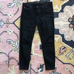 Hudson ankle length black jeans. Size 30.